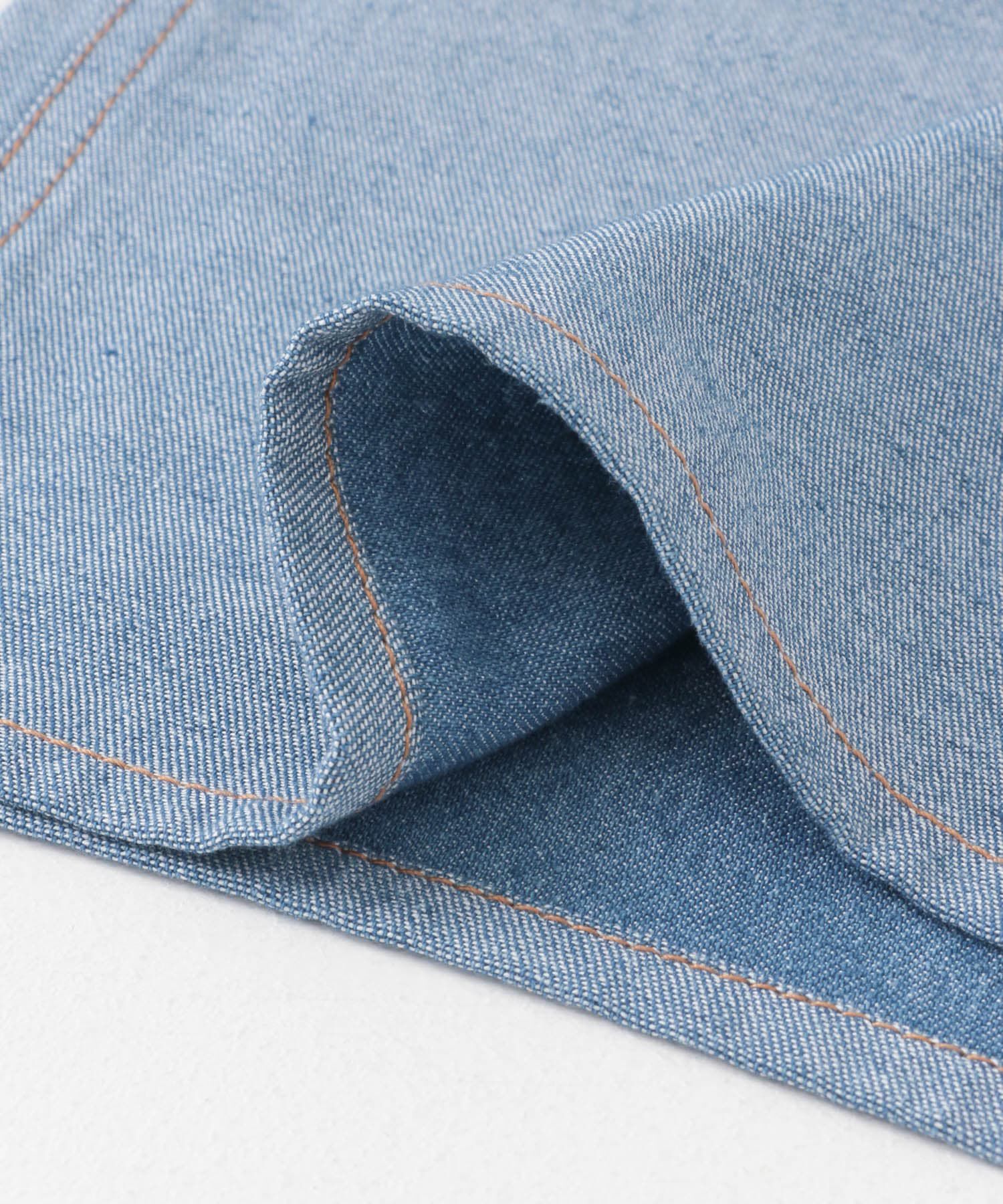 SENSE OF PLACE by URBAN RESEARCH「デニムフリンジシャンブレーワイドパンツ」|デニム|