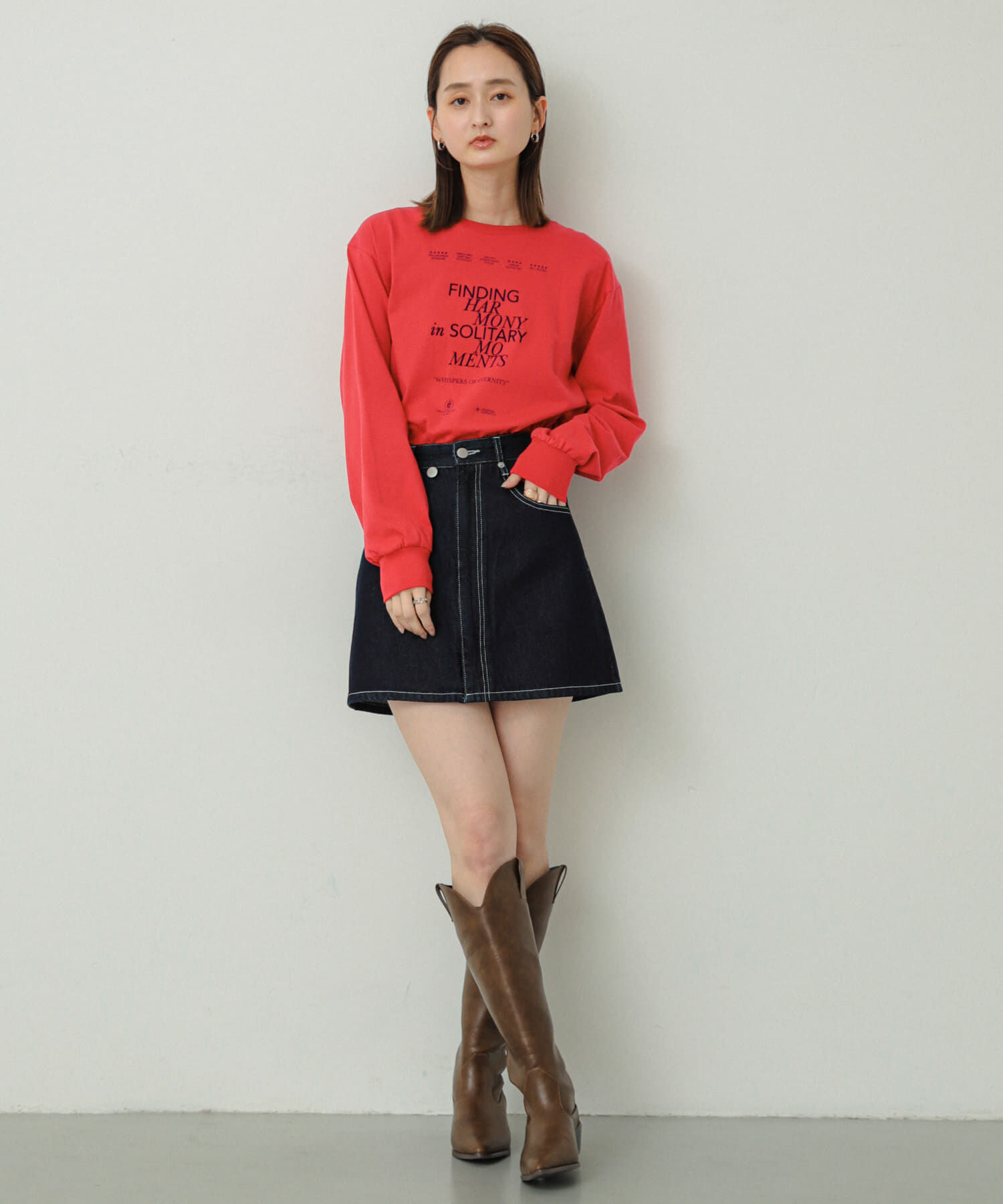 SENSE OF PLACE by URBAN RESEARCH「グラフィックロングTシャツ」|Tシャツ・カットソー|