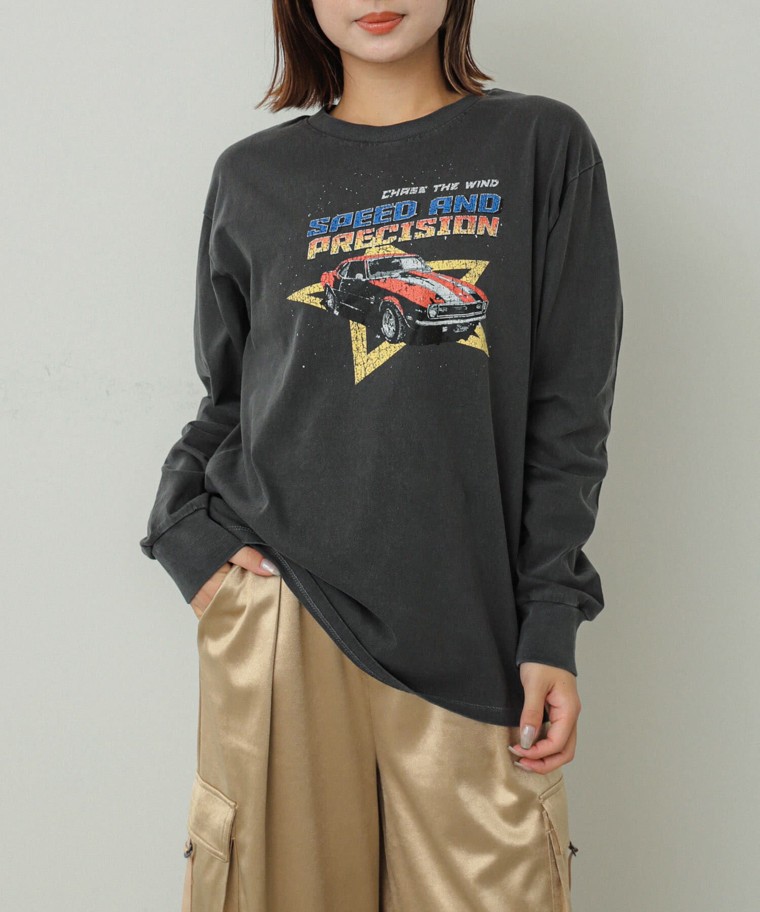 SENSE OF PLACE by URBAN RESEARCH「グラフィックロングTシャツ」|Tシャツ・カットソー|