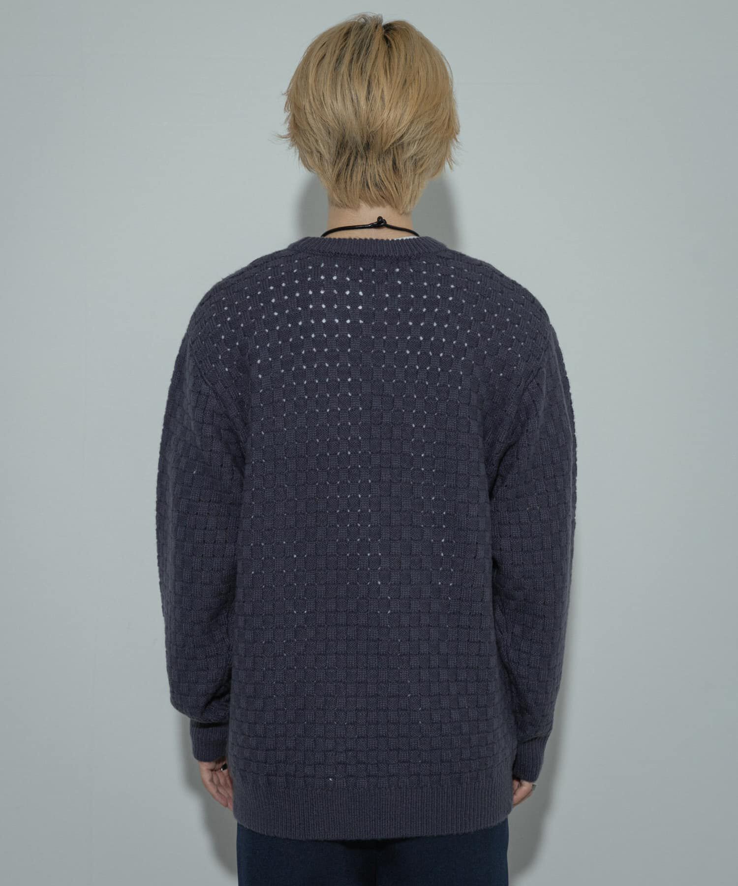 SENSE OF PLACE by URBAN RESEARCH「クロス編みシアークルーネックニット」|ニット・セーター|