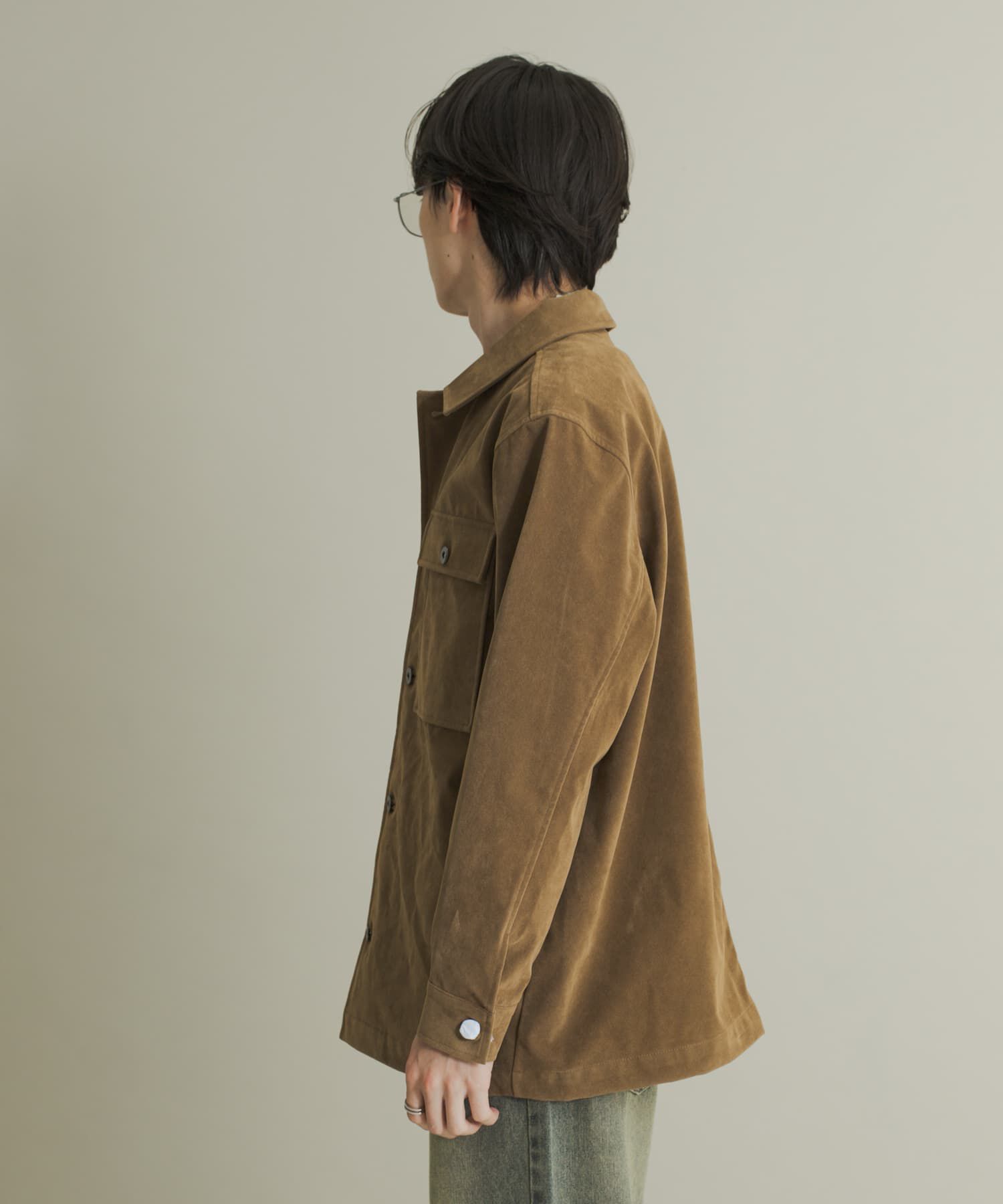 SENSE OF PLACE by URBAN RESEARCH「F/Sジャケット」|ノーカラーコート|