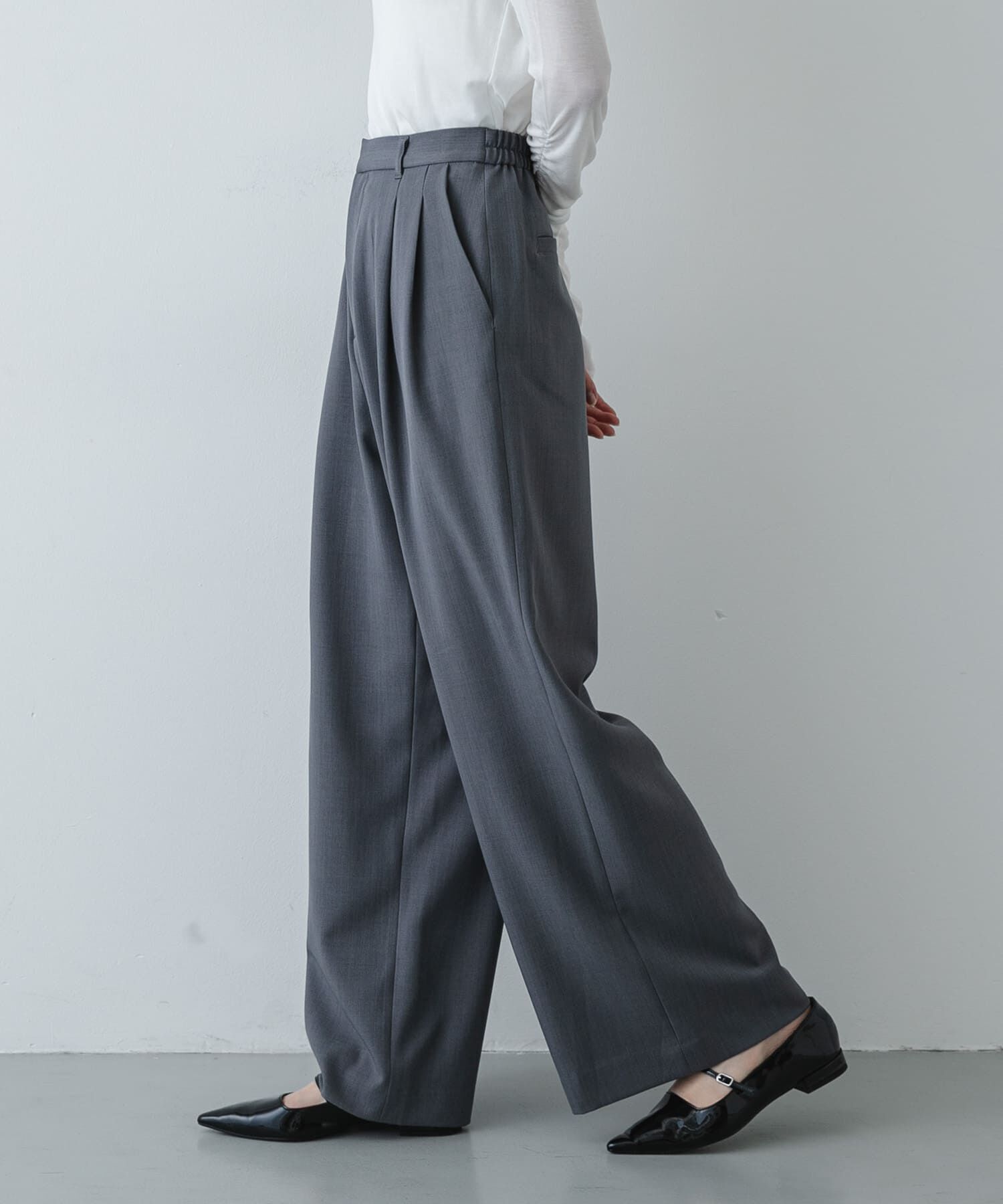 SENSE OF PLACE by URBAN RESEARCH「『イージーケア/速乾/UVカット/接触冷感』ツータックルーズスラックス」|その他|