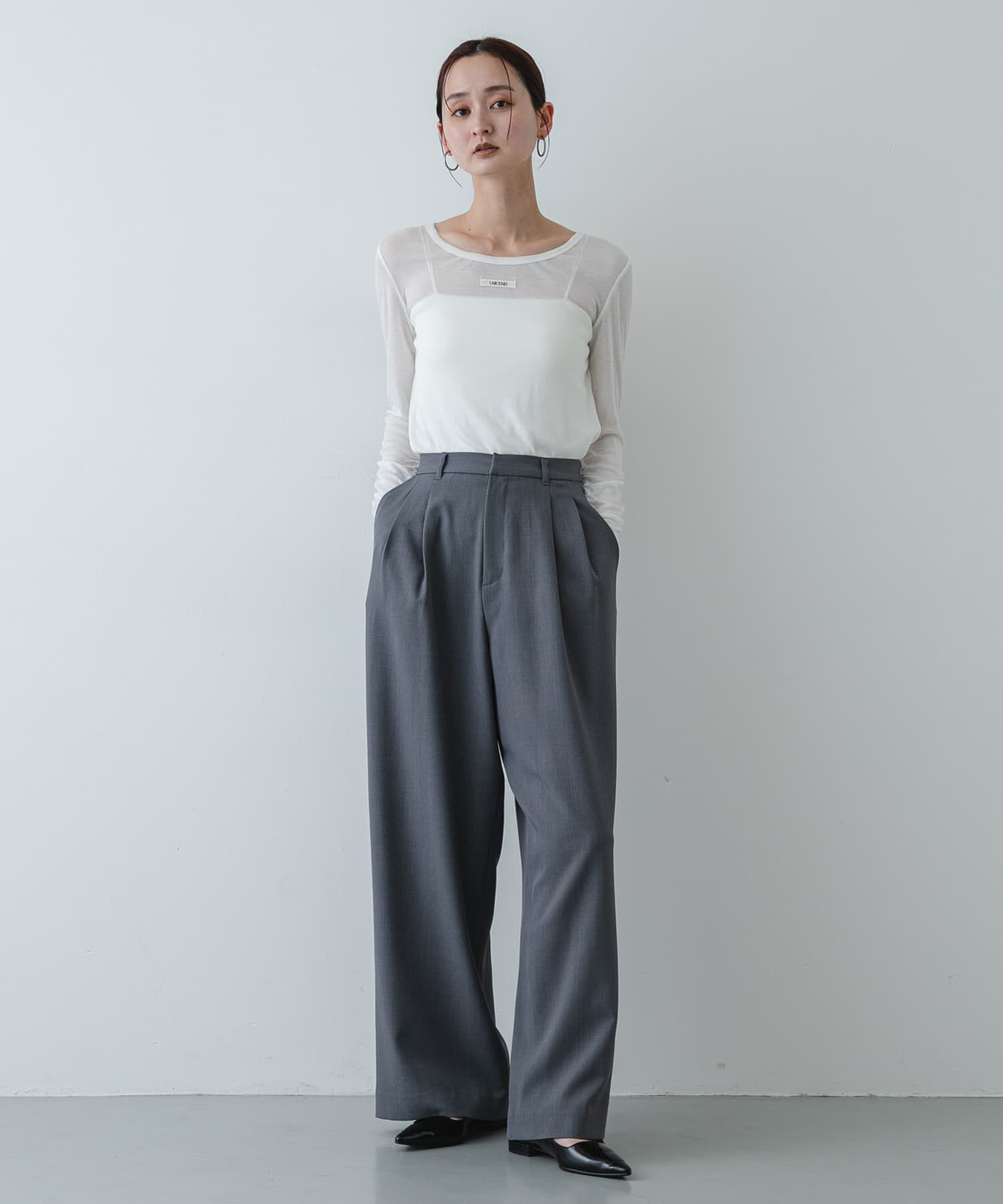 SENSE OF PLACE by URBAN RESEARCH「『イージーケア/速乾/UVカット/接触冷感』ツータックルーズスラックス」|その他|