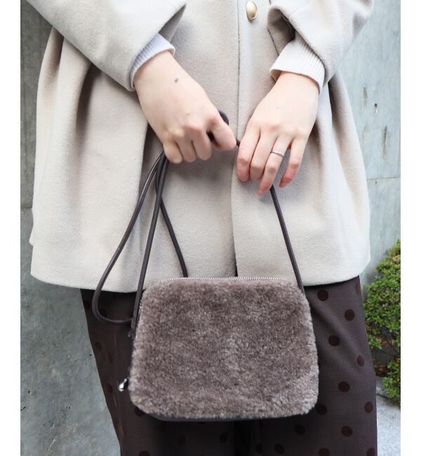  「フェイクボアミニショルダー」|ショルダー・メッセンジャー|