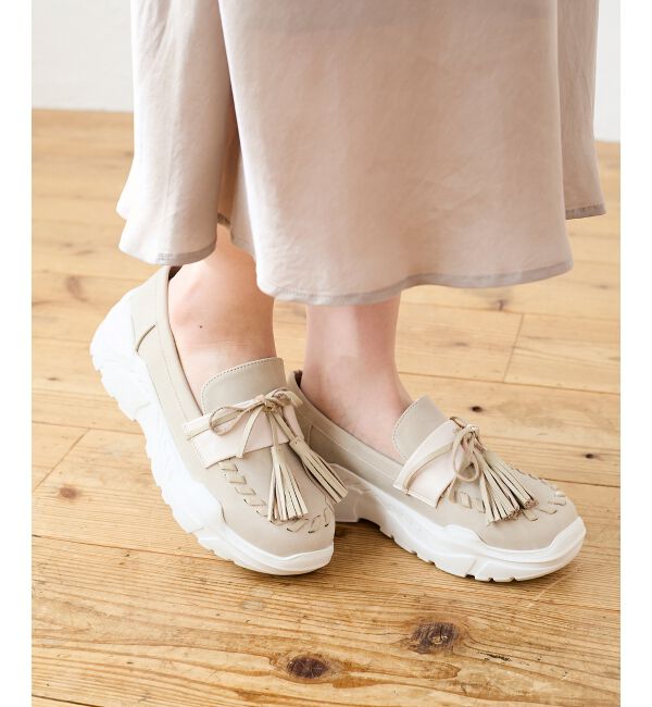  「《WEB限定アイテム》タッセルローファースニーカー」|スニーカー|