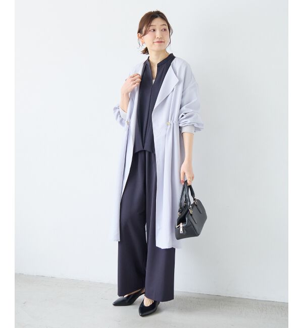  「タンブラーオックスノーカラーコート」|ノーカラーコート|