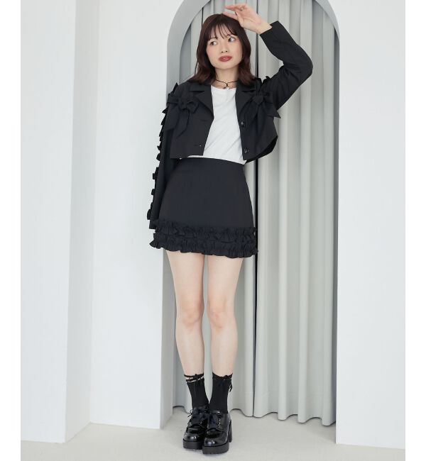 MAJESTICLEGON「ホイップフリルスカパン」|スカート|