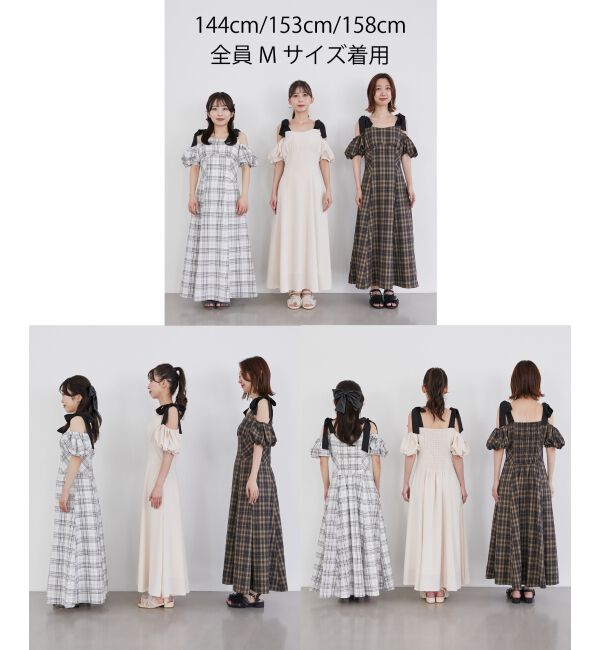 MAJESTICLEGON「2wayバイカラーリボンワンピース」|ワンピース|