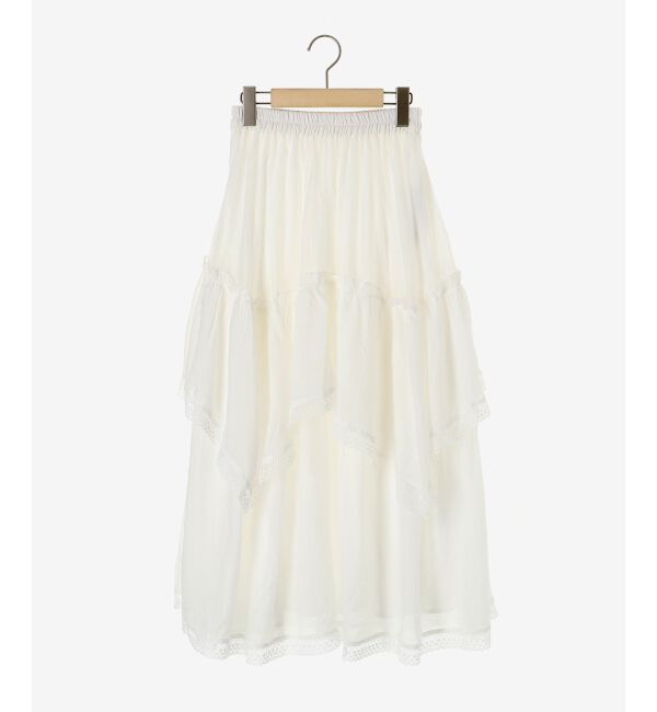 MAJESTICLEGON「ティアードヘムラインスカート」|スカート|