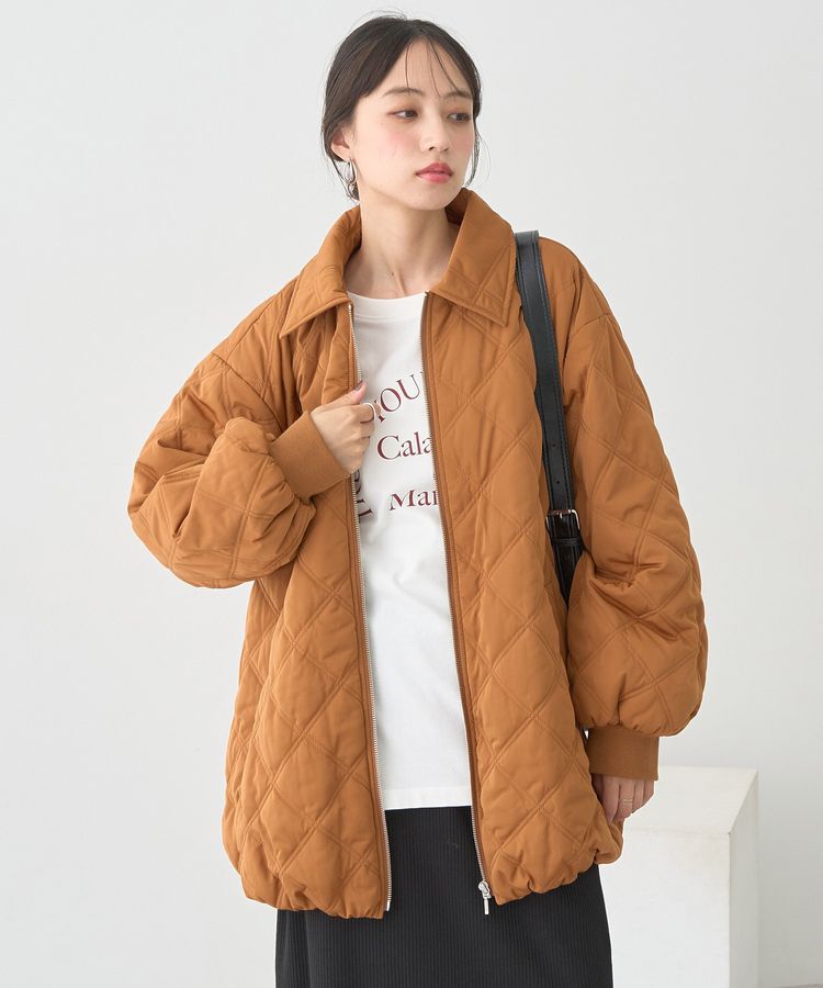 earth music&ecology「【WEB限定】ダブルステッチキルティングコート」|その他|