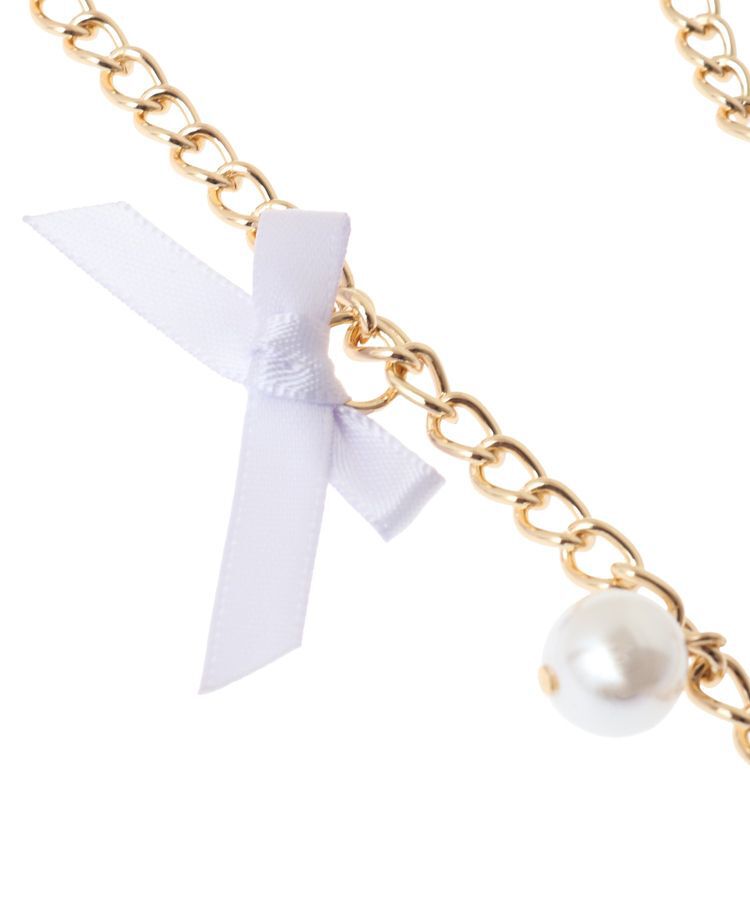 Maison de FLEUR「ビジューリボンパールバッグチャーム」|その他|