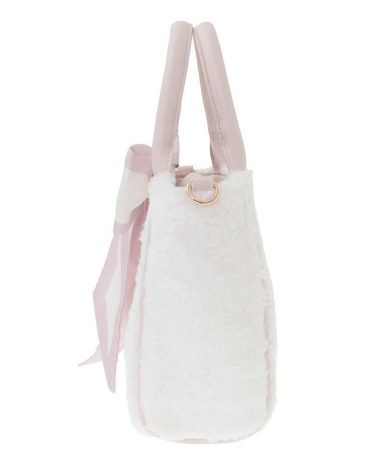 Maison de FLEUR「スカーフ付きボア2WaySトートバッグ」|トートバッグ|