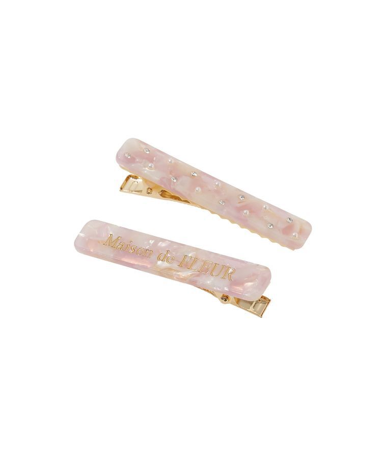 Maison de FLEUR「2セットアセチロゴクリップ」|その他|