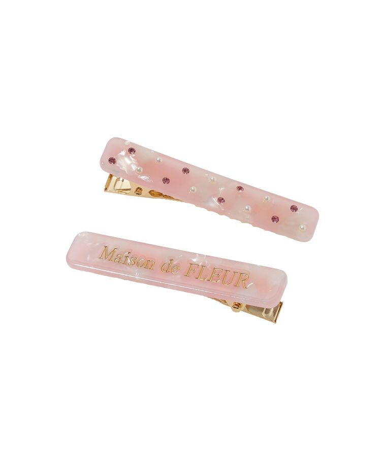 Maison de FLEUR「2セットアセチロゴクリップ」|その他|