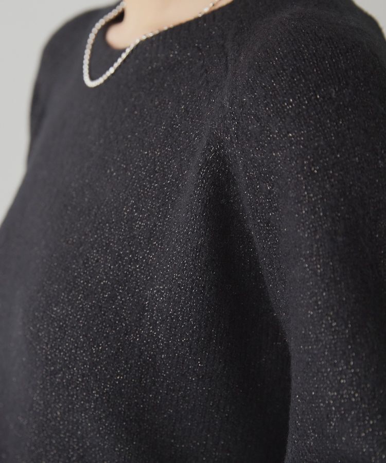 AMERICAN HOLIC「ラグランラメニットプルオーバー」|ニット・セーター|