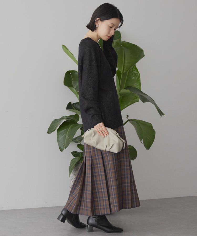 AMERICAN HOLIC「ラグランラメニットプルオーバー」|ニット・セーター|