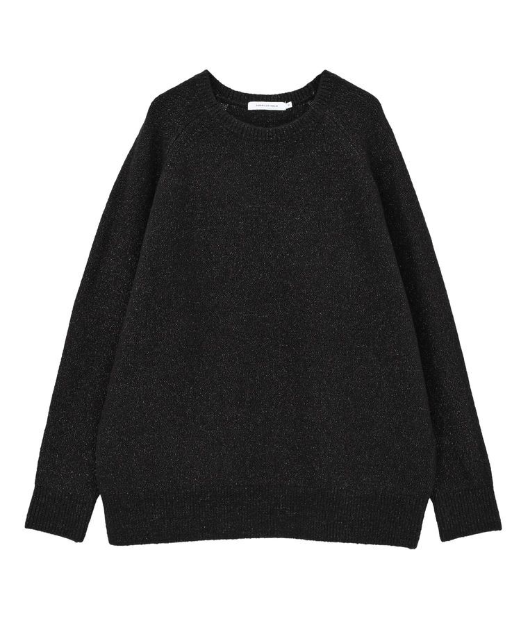 AMERICAN HOLIC「ラグランラメニットプルオーバー」|ニット・セーター|