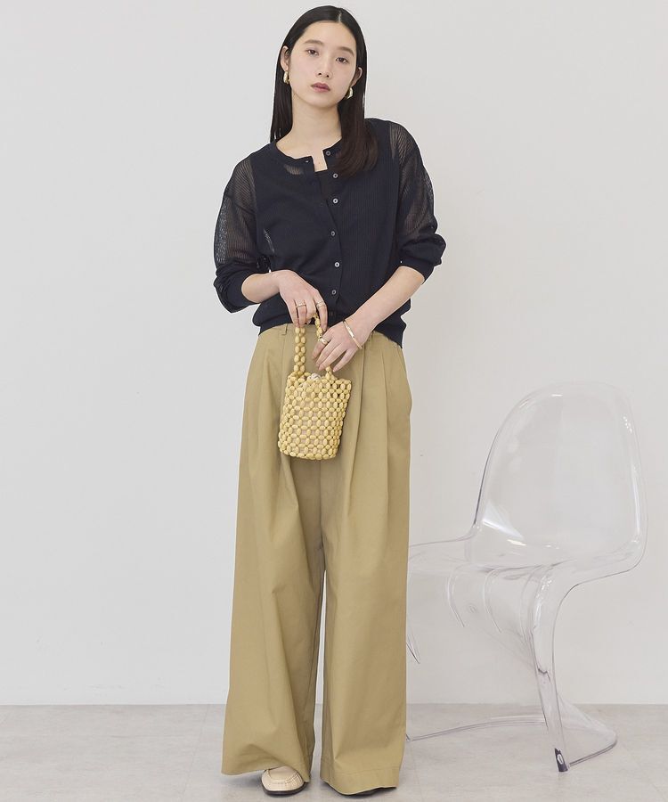 AMERICAN HOLIC「シアーリブニットカーディガン」|カーディガン|