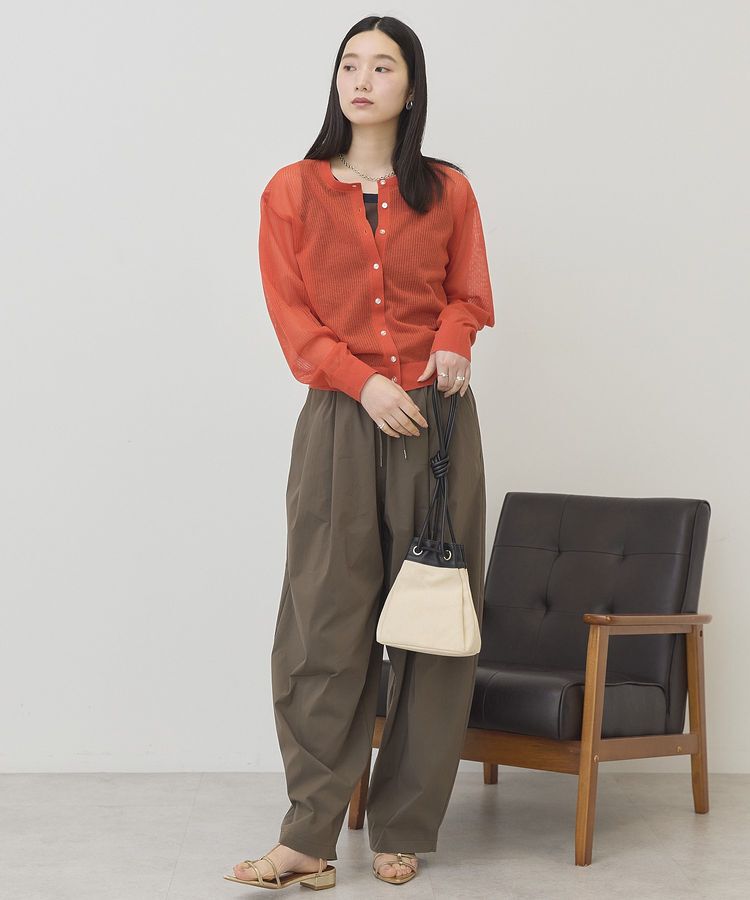 AMERICAN HOLIC「シアーリブニットカーディガン」|カーディガン|