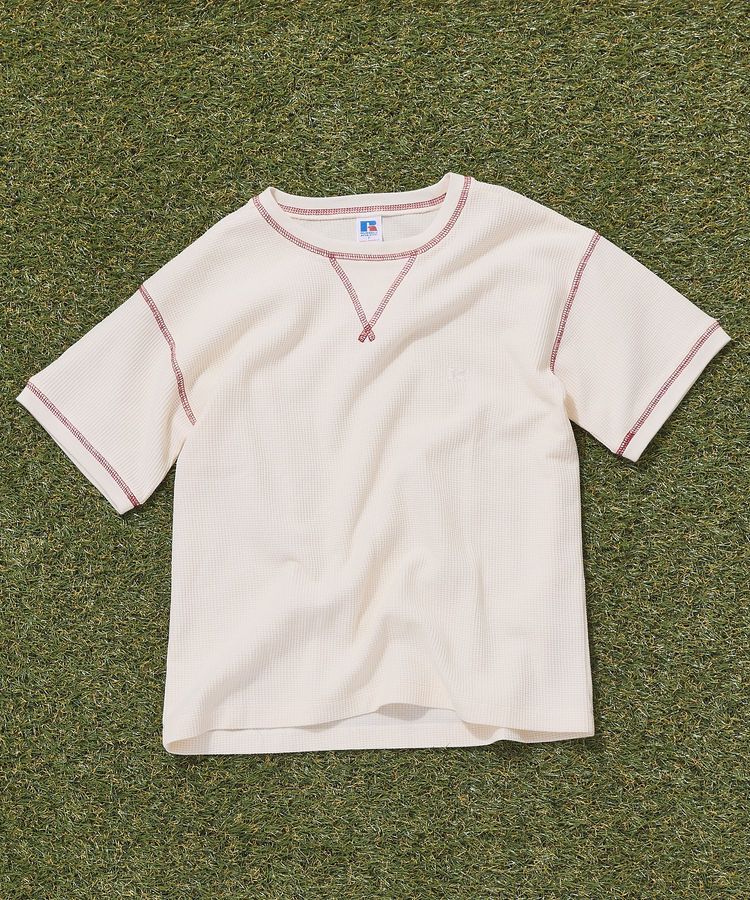 AMERICAN HOLIC「【RUSSELL】ワッフルガゼットTシャツ」|Tシャツ・カットソー|