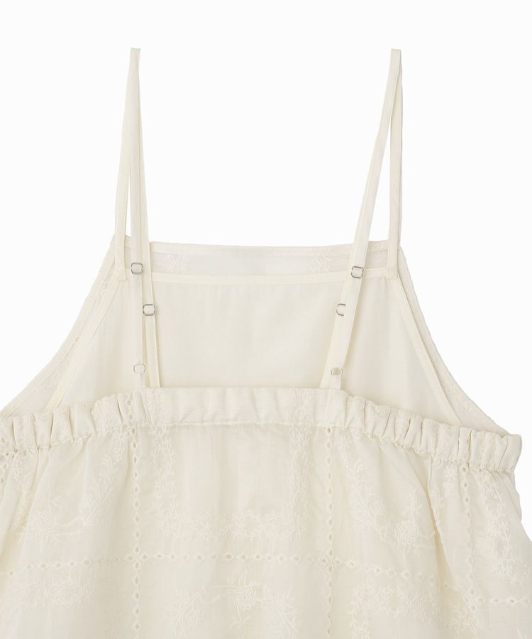 AMERICAN HOLIC「シアー刺繍キャミワンピース(ペチコート付き)」|ワンピース|