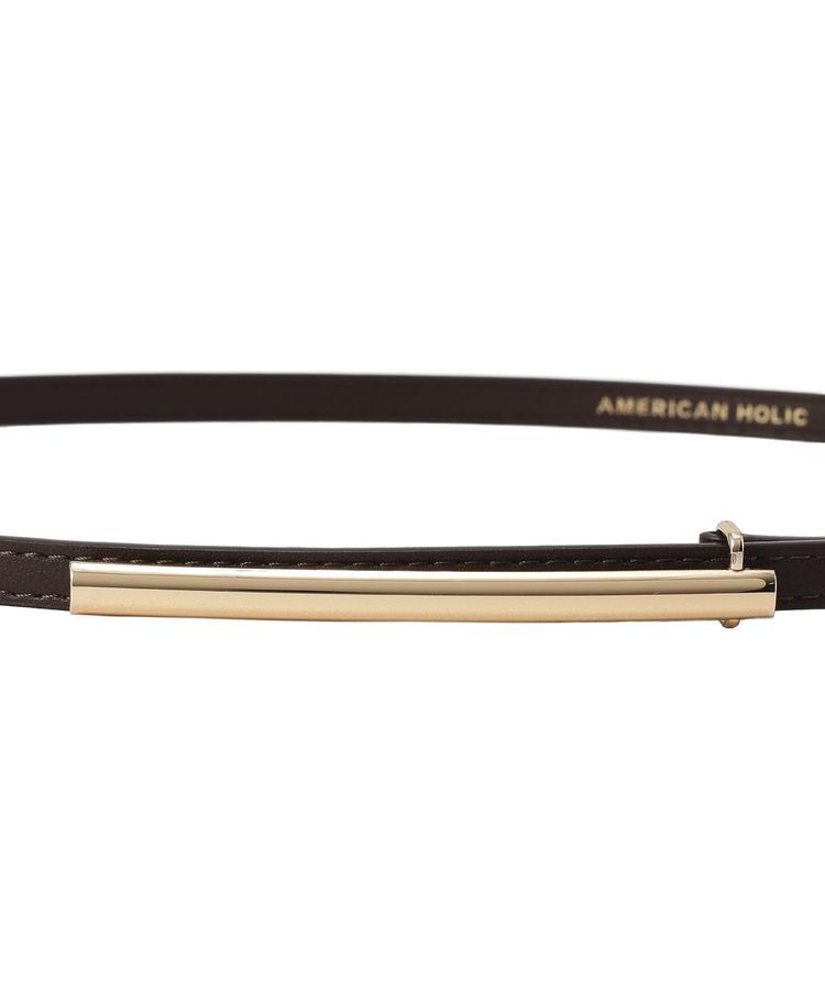 AMERICAN HOLIC「デザインバックルスリムベルト」|ベルト|