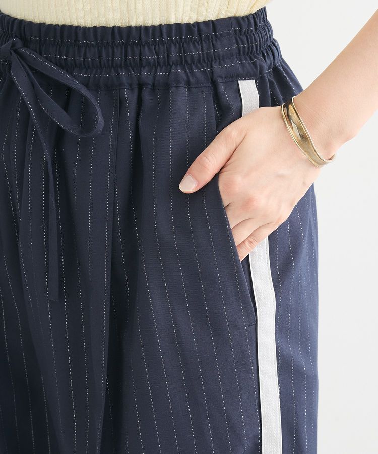 Green Parks「ラメピンストライプサイドラインパンツ」|その他|