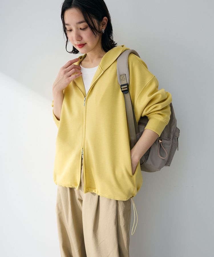 Green Parks「【OTONAパーカー】ダブルZIP裾ドロストパーカー」|スウェット・ジャージ|