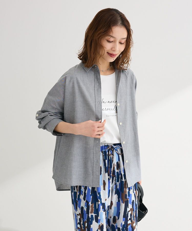 Green Parks「綿麻混シャツ」|シャツ・ブラウス|