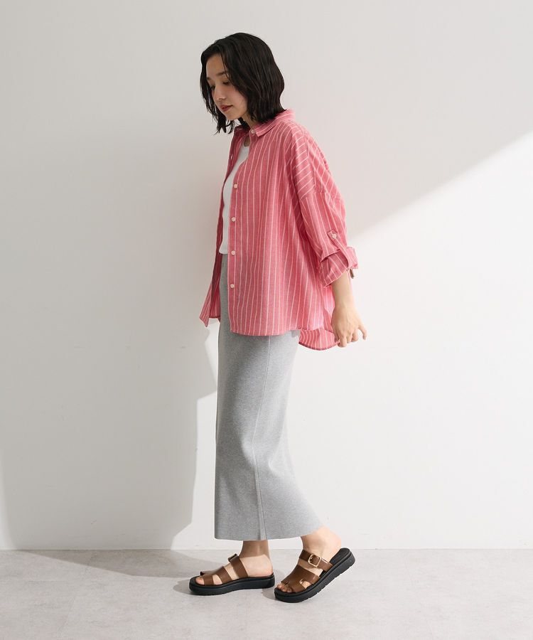 Green Parks「綿麻混シャツ」|シャツ・ブラウス|