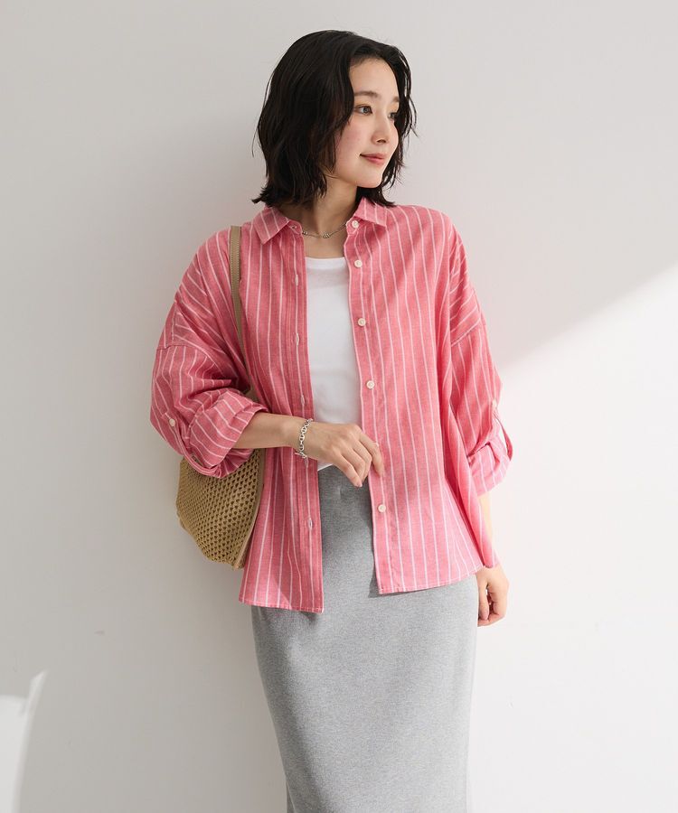 Green Parks「綿麻混シャツ」|シャツ・ブラウス|