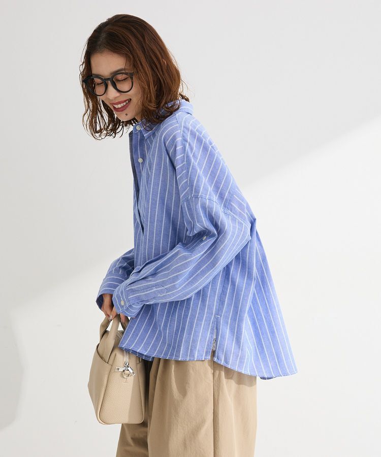 Green Parks「綿麻混シャツ」|シャツ・ブラウス|