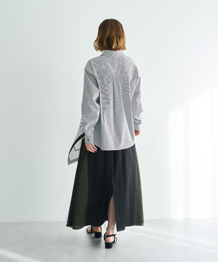 Editt by YECCA VECCA「異素材MIXロングスカート」|スカート|