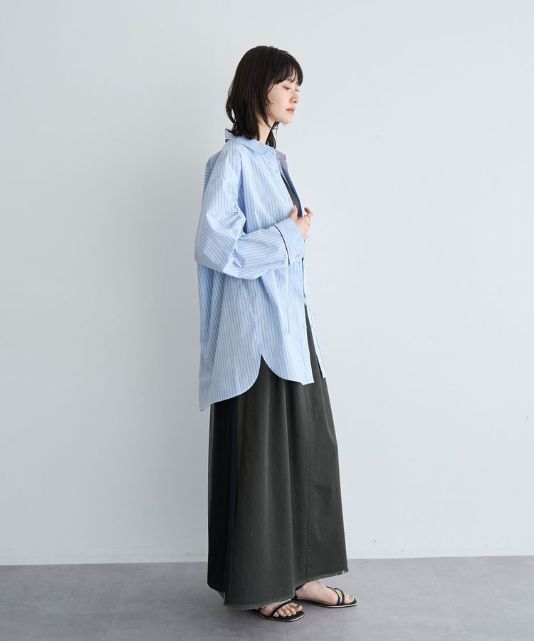 Editt by YECCA VECCA「異素材MIXロングスカート」|スカート|