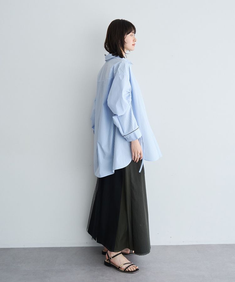 Editt by YECCA VECCA「異素材MIXロングスカート」|スカート|
