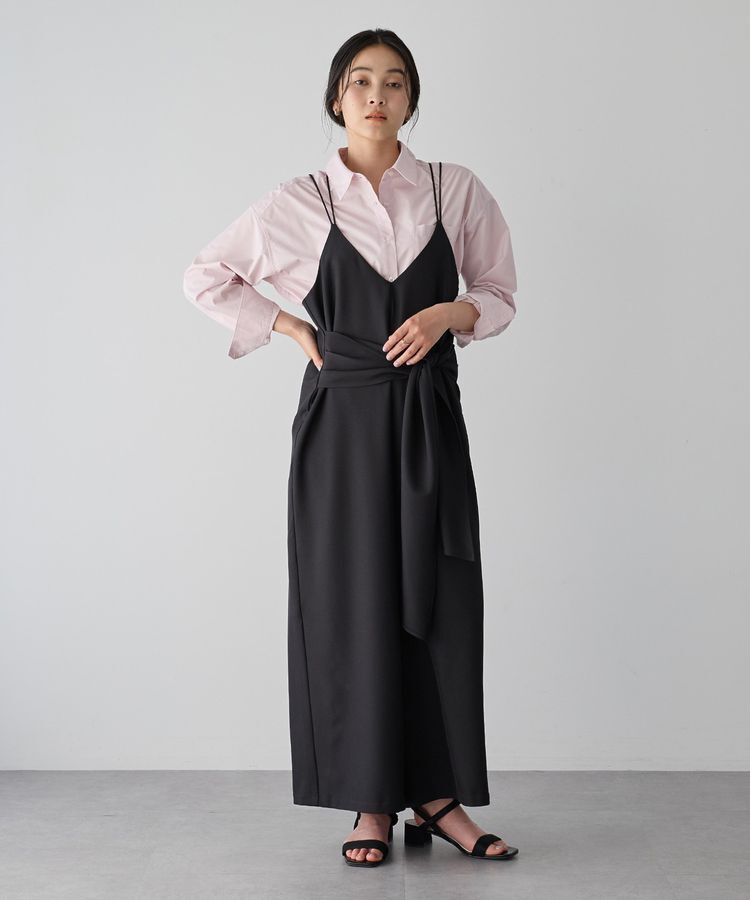 YECCA VECCA「マルチwayキャミオールインワン」|オールインワン|Black