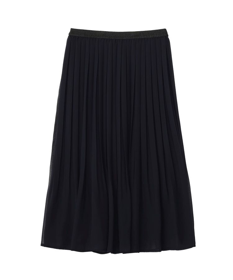 YECCA VECCA「プリーツシフォンスカート」|スカート|