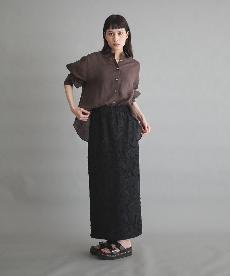 GARAGE OF GOOD CLOTHING「カットジャガード柄タイトスカートA」|タイト|