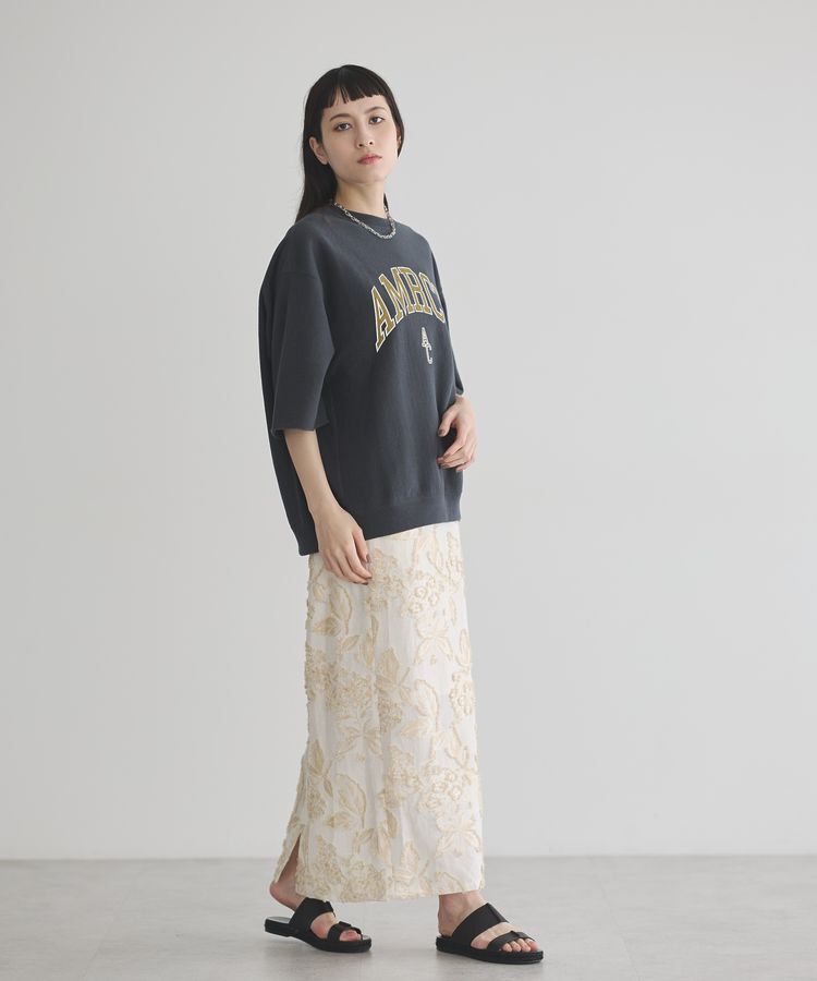 GARAGE OF GOOD CLOTHING「カットジャガード柄タイトスカートA」|タイト|