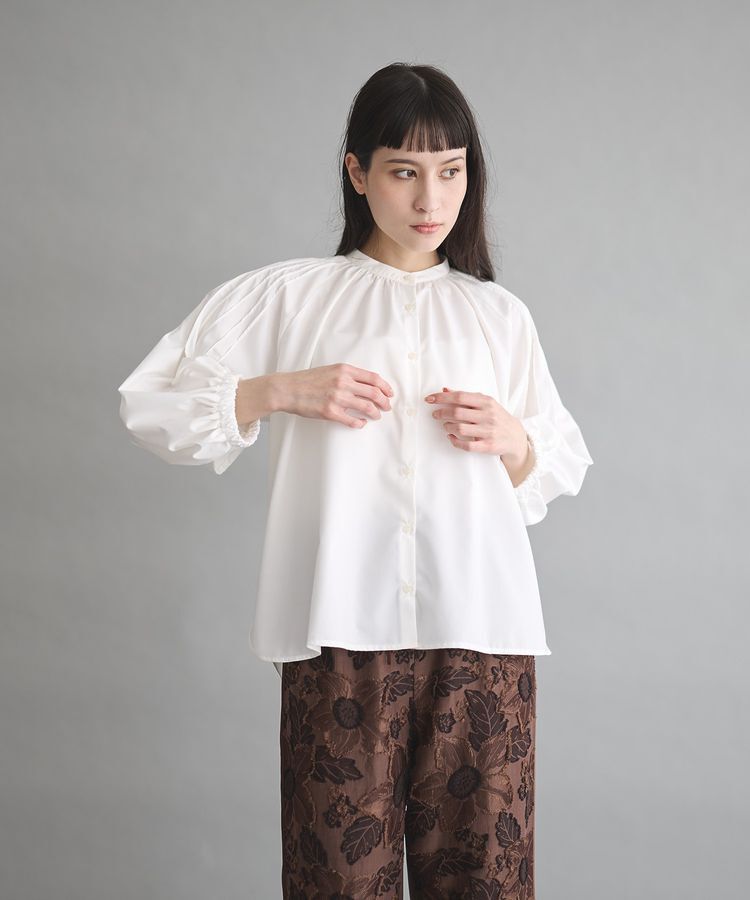GARAGE OF GOOD CLOTHING「ピンタックボリュームスリーブプルオーバー」|シャツ・ブラウス|