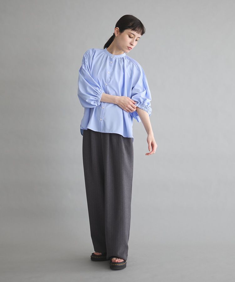 GARAGE OF GOOD CLOTHING「ピンタックボリュームスリーブプルオーバー」|シャツ・ブラウス|