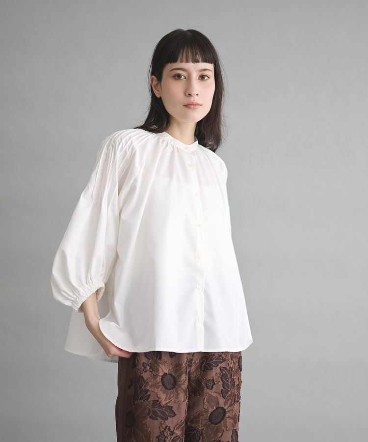 GARAGE OF GOOD CLOTHING「ピンタックボリュームスリーブプルオーバー」|シャツ・ブラウス|