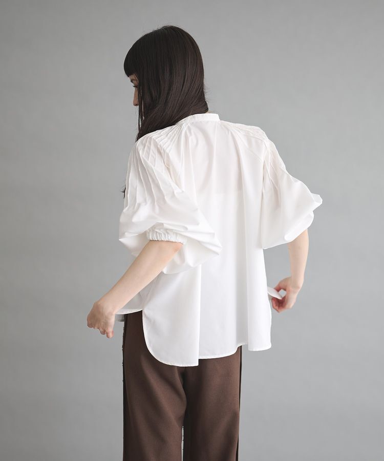 GARAGE OF GOOD CLOTHING「ピンタックボリュームスリーブプルオーバー」|シャツ・ブラウス|