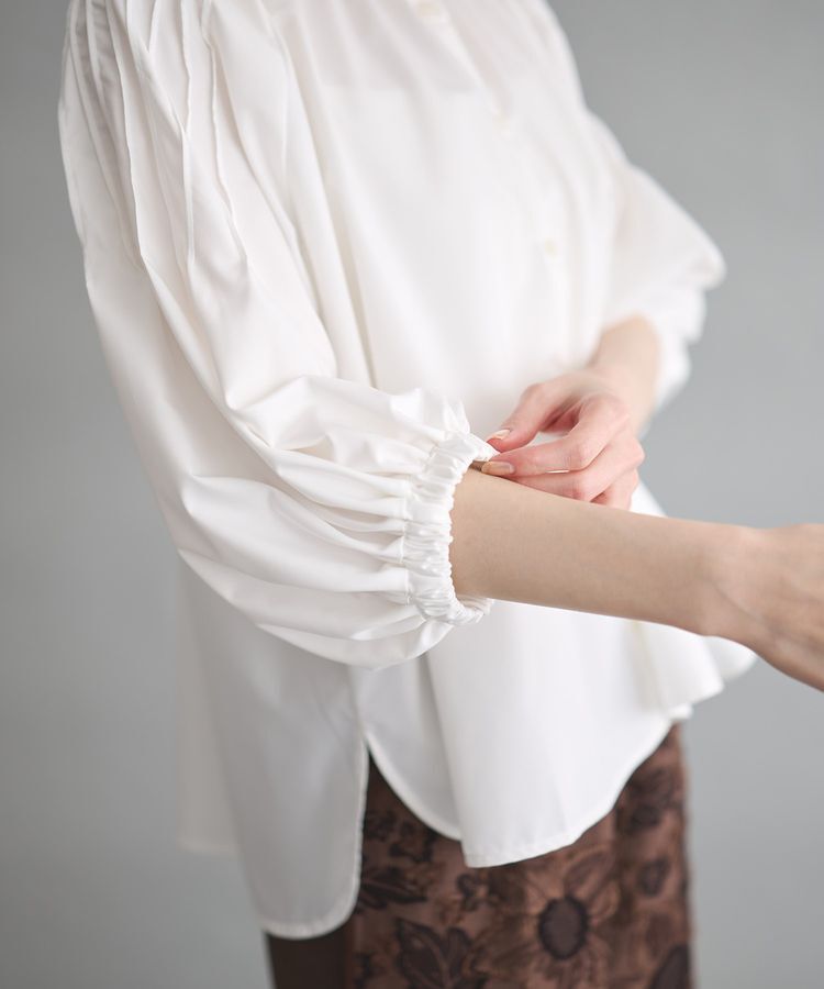 GARAGE OF GOOD CLOTHING「ピンタックボリュームスリーブプルオーバー」|シャツ・ブラウス|