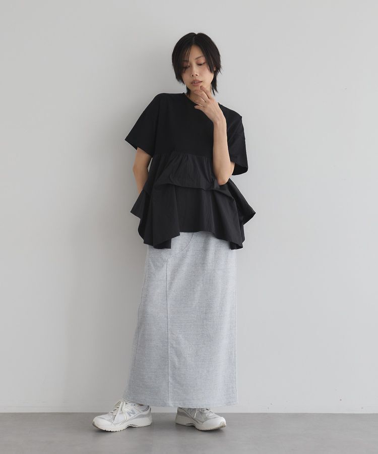 GARAGE OF GOOD CLOTHING「【日本製】クロッチデザインロングスカート」|タイト|