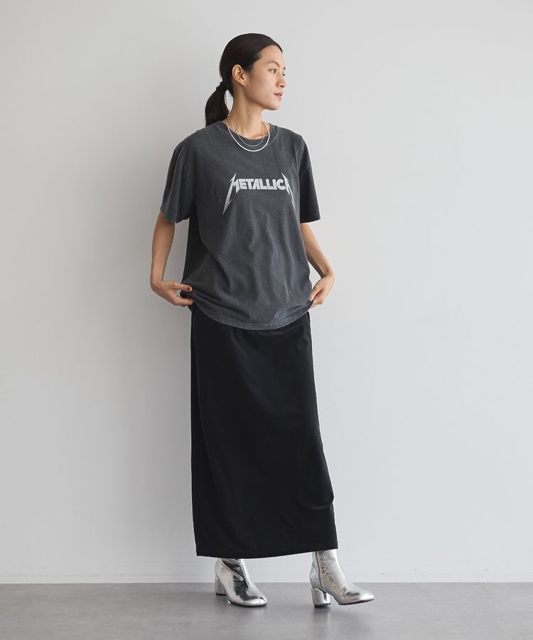 GARAGE OF GOOD CLOTHING「ベロアIラインロングスカート」|タイト|