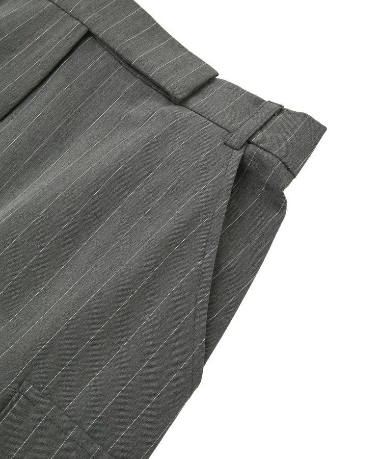 GARAGE OF GOOD CLOTHING「ストライプIラインカーゴスカート」|タイト|