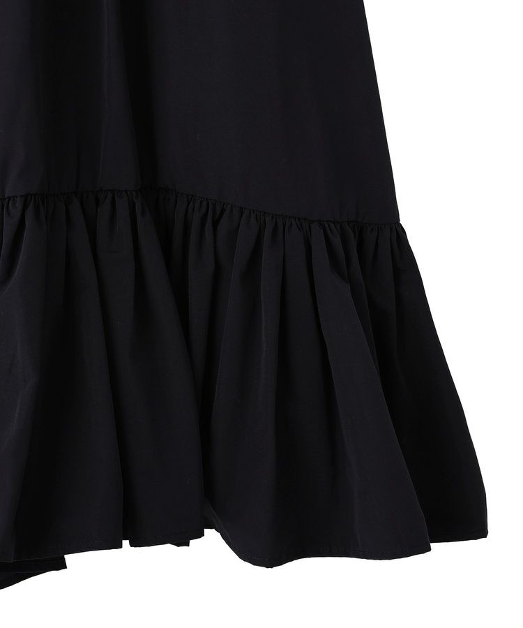 GARAGE OF GOOD CLOTHING「【日本製】ムジブロード裾フリルスカート」|フレア|