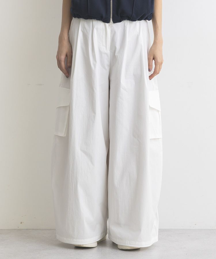 GARAGE OF GOOD CLOTHING「タフタワイドバレルパンツ」|その他|Off White