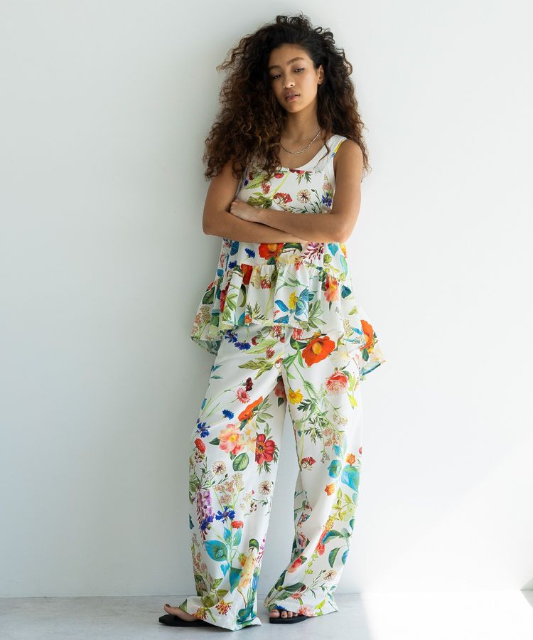 GARAGE OF GOOD CLOTHING「【日本製】フラワープリントパンツ」|その他|